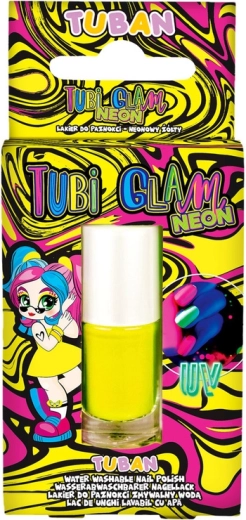 Tuban Tubi Glam dětský neonově žlutý lak na nehty 5 ml