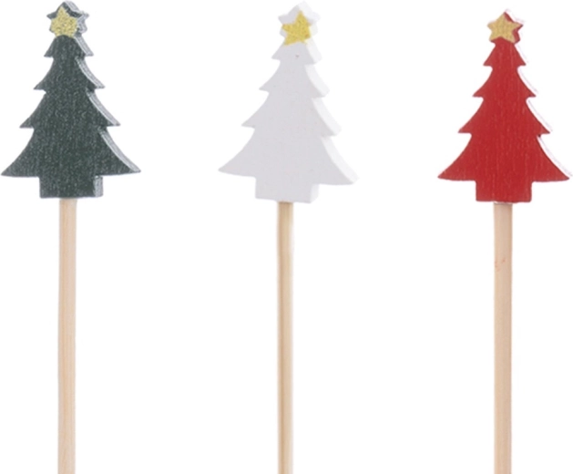 Sváteční design s barevnými stromečky