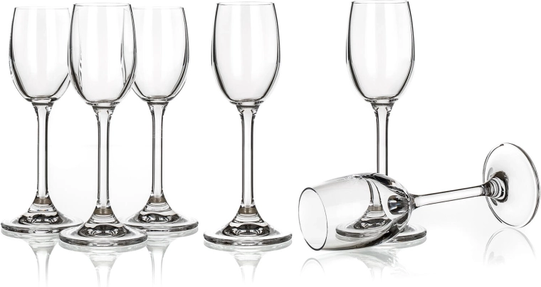 Sklenice na likér 60 ml Leona – sada 6 ks