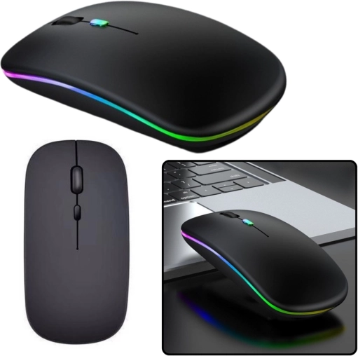Bezdrátová ergonomická myš Černá