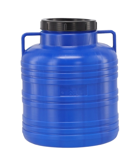 Plastová bečka 20 l s šroubovacím víkem a bočními úchyty