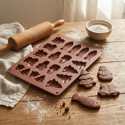 Pružný nepřilnavý silikon pro snadné vyklápění