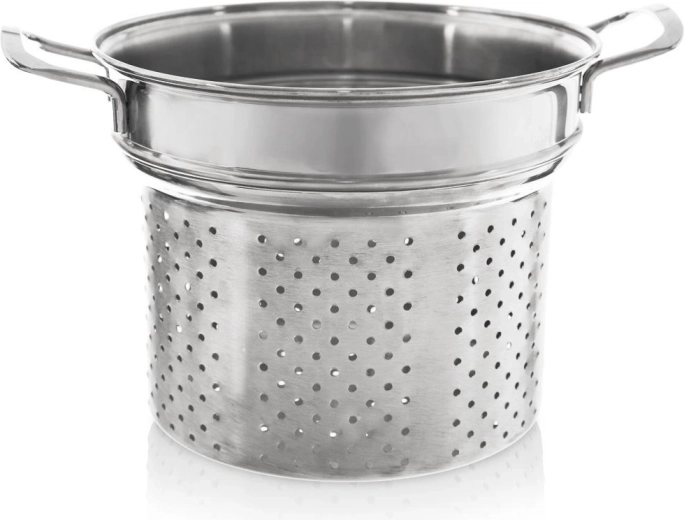 Nerezový vložný koš na těstoviny ANETT 24 cm, 8 l