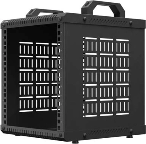 Lanberg open rack skříň 10" 6U 280 x 300 mm černá