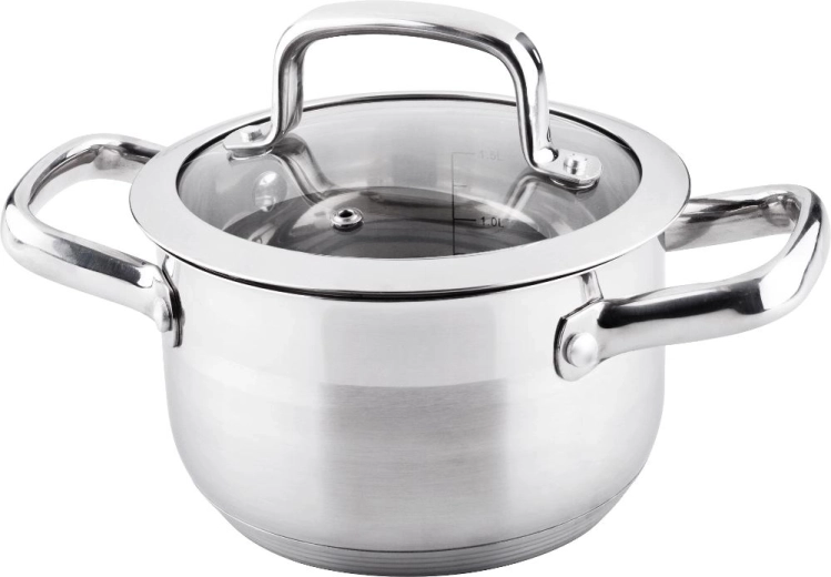 Lamart hrnec Prestige se skleněnou poklicí 1,8 l