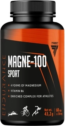 Trec Endurance Magne‑100 Sport 60 kapslí