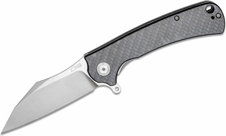 Kapesní nůž CJRB Talla Carbon Fiber, šedý, uhlíkové vlákno, 8,7 cm