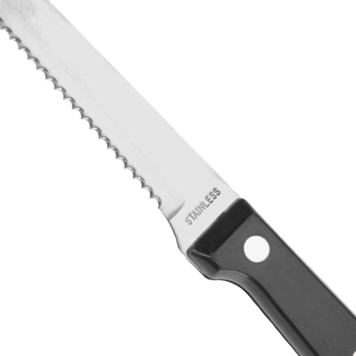 Zubaté ostří z nerezové oceli