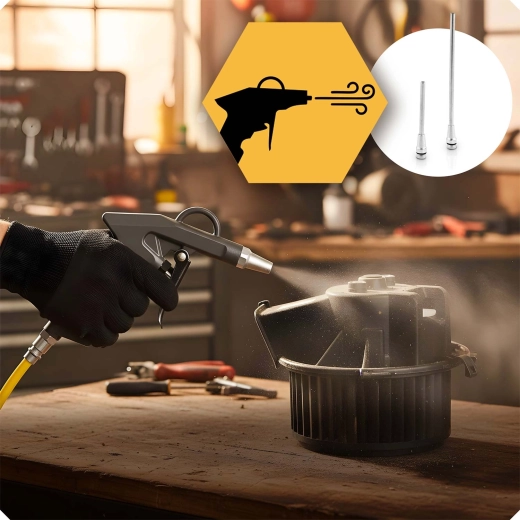 Efektivní ofuk a čištění stlačeným vzduchem