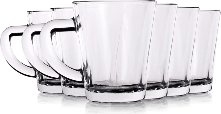 Sklenice na espresso 70 ml, sada 6 ks