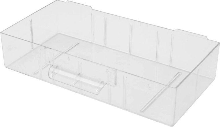Velká plastová krabička L 27,6 × 13,6 × 5,7 cm pro pořadové skříně MARS a TOKOZ