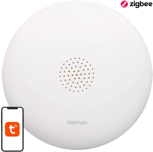 Chytrý Wi‑Fi senzor úniku vody HEIMAN s aplikací Tuya