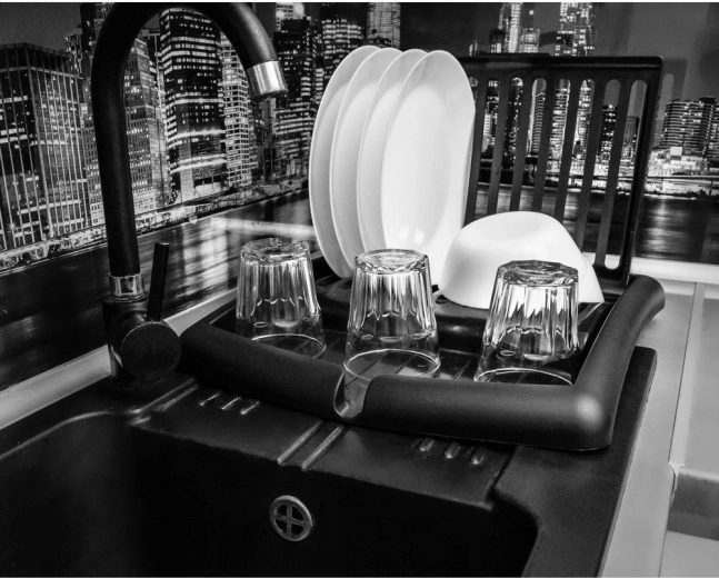 Chytrý odtok přímo do dřezu