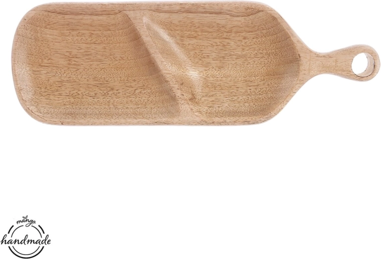 Dělený servírovací tác z mangového dřeva 40,5 × 14 cm