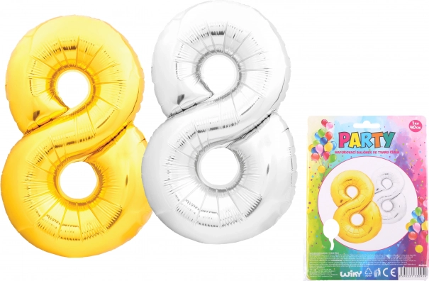 Nafukovací balónek číslo 8 40 cm