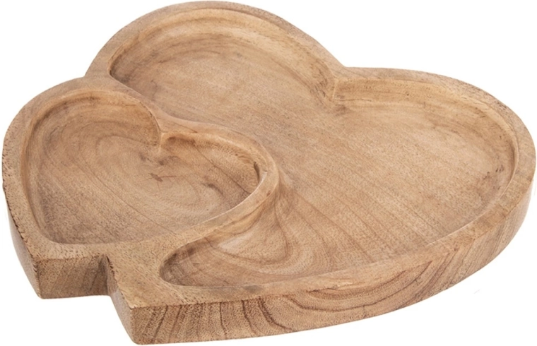 Dekorativní tvar dvojitého srdce