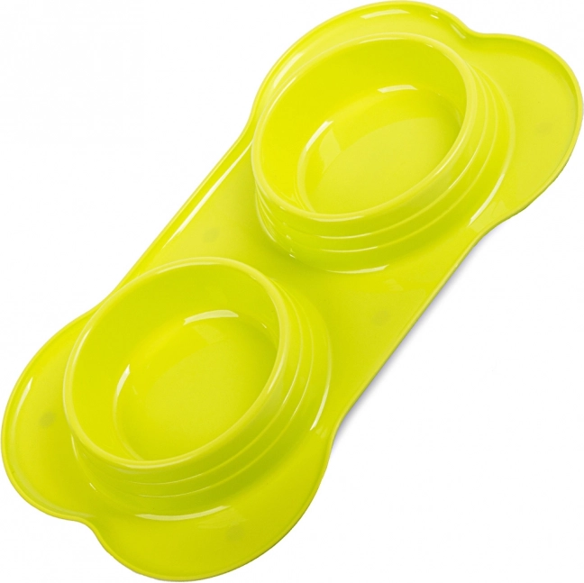 Dvojitá miska pro psy a kočky 400 ml x 2