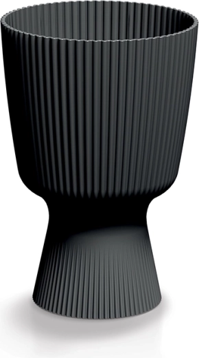 Květináč Milly Round 14,6 cm uhelný