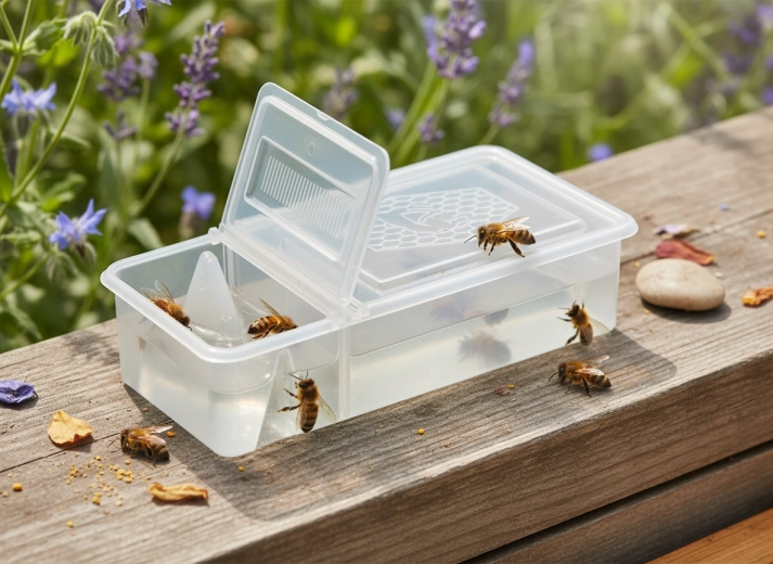 Dvě komory pro pohodlné krmení