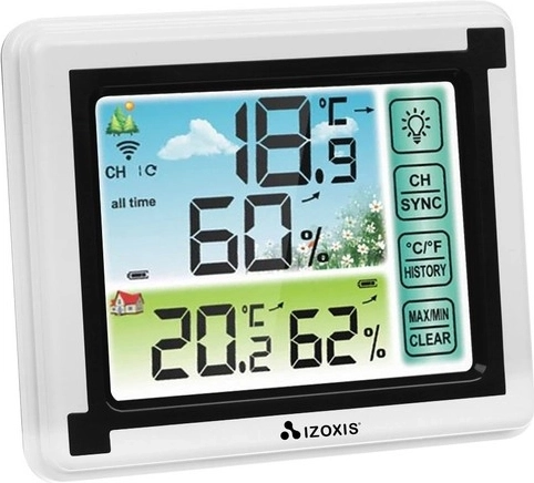Bezdrátová meteorologická stanice s hygrometrem