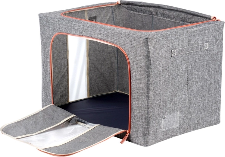 Dvojité zipy pro snadný přístup