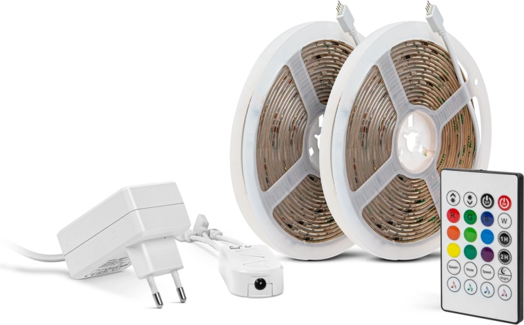 Dva LED pásky, nekonečné možnosti světla
