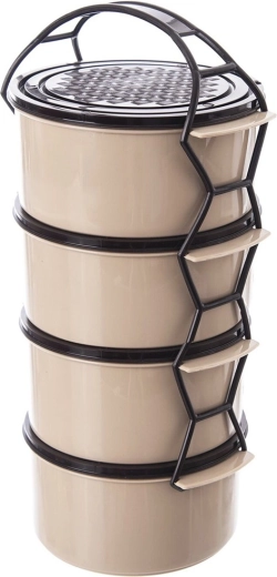 Čtyři prostorné nádoby 4×1,5 l