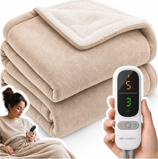 Elektrická vyhřívaná deka CozyHeat 160 W béžová