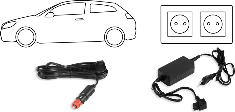 Duální napájení do auta i ze sítě