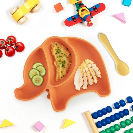 Tři oddělené přihrádky pro pestré porce