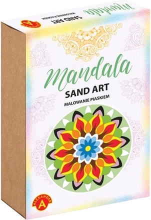 Sand art mandala 3 – malování pískem