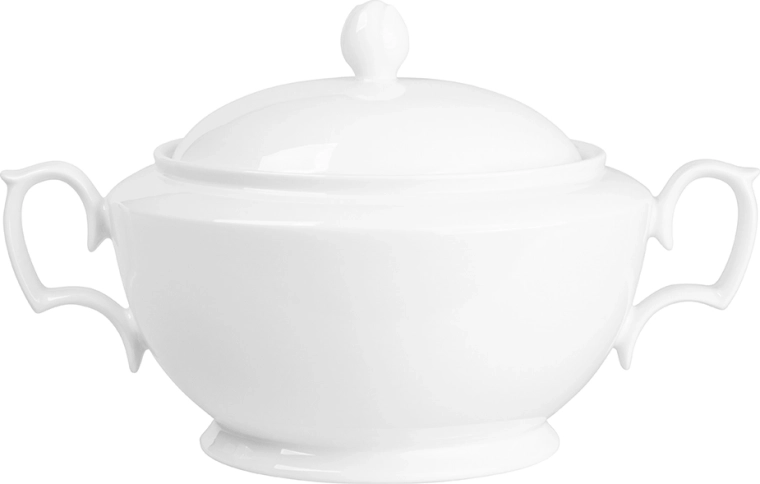 MariaPaula Klasyka bílá porcelánová váza 2,7 l