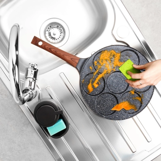 Nepřilnavý granitový povrch pro zdravější smažení