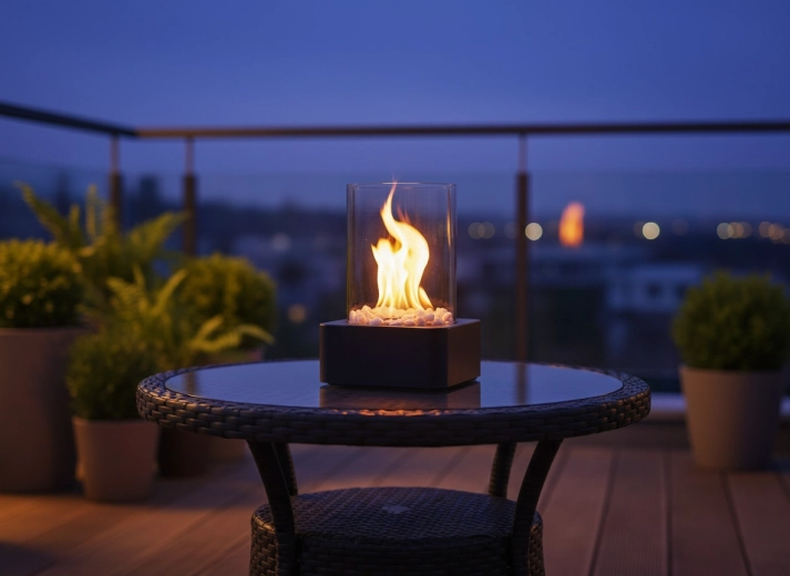 Bezpečné skleněné stínění a stabilní základna