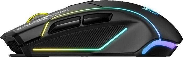 Ergonomický tvar a RGB styl