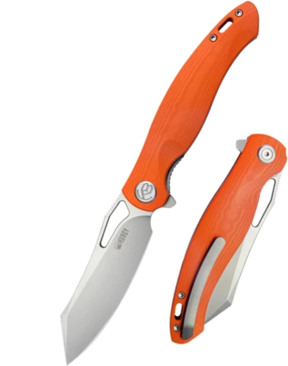 Kubey Drake kapesní nůž 9,5 cm, oranžový G10