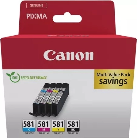Canon multipack inkoustových kazet CLI-581 BK/C/M/Y