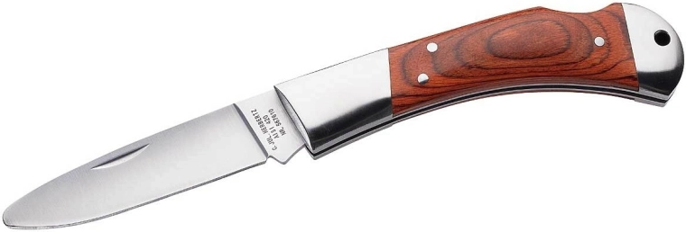Dětský kapesní nůž Herbertz s kulatou špičkou, 7,6 cm, dřevo pakka