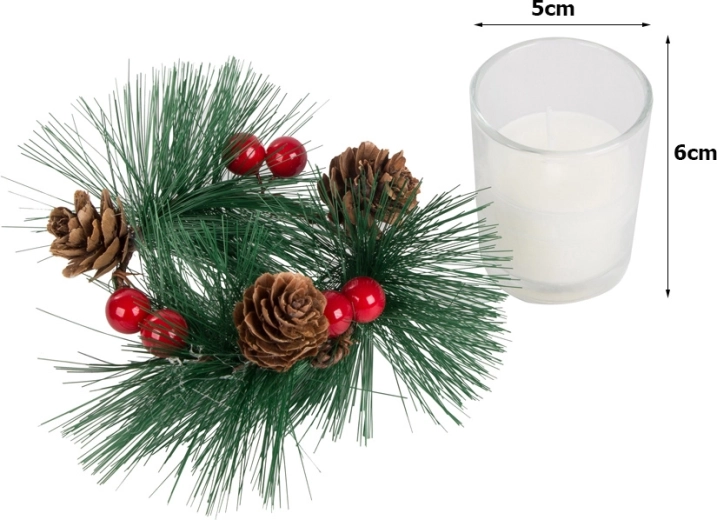 Svíčka ve skleněném obalu