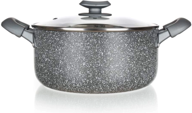 Dvouvrstvý nepřilnavý povrch s granitovým vzorem