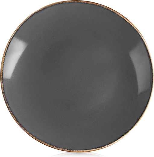 Keramický dezertní talíř šedý Glaze 20,5 cm