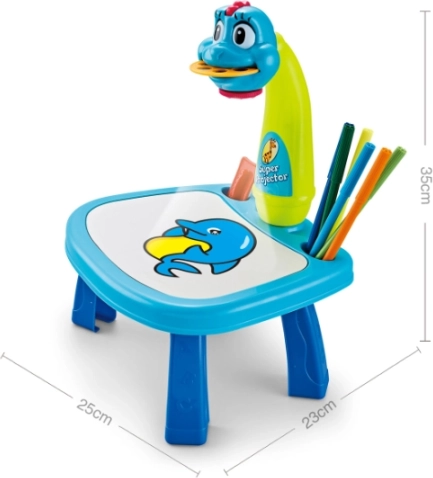 Stolek ve tvaru dinosaura