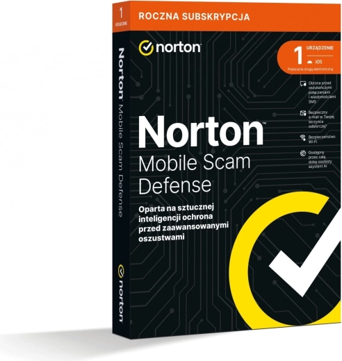 Norton Mobile Scam Defense – ochrana před podvody pro mobil (1 zařízení / 1 rok)
