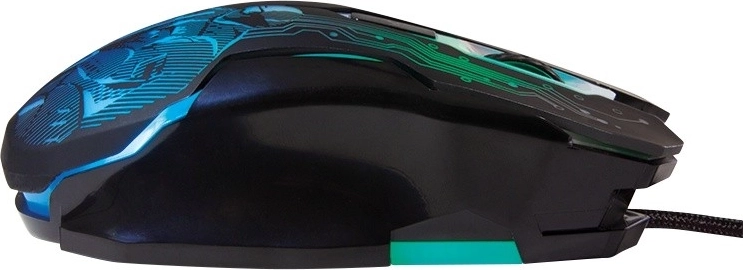 Ergonomický tvar a odolný opletený kabel