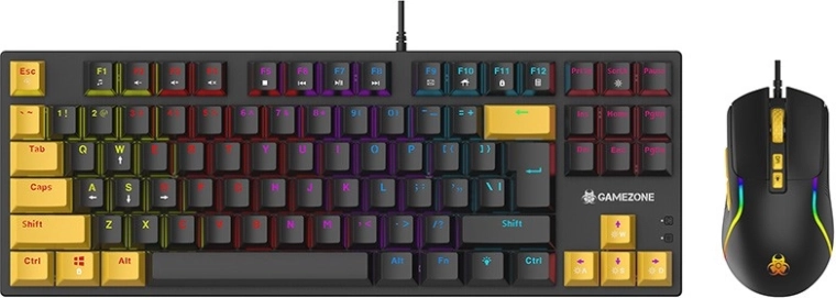 Herní set klávesnice a myš Tracer Gamezone Hornet87 USB