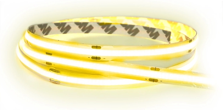 Solight led cob světelný pás 5 m, 10 w/m, 1000 lm/m, cri > 90, ip44, teplá bílá