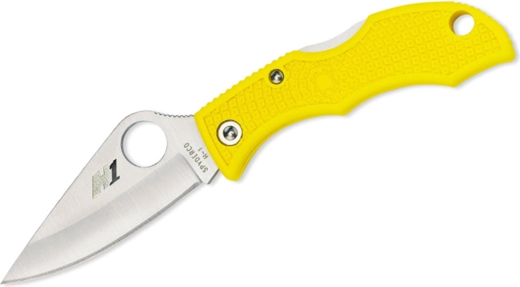 Spyderco Ladybug 3 Salt žlutý kapesní nůž 5 cm FRN