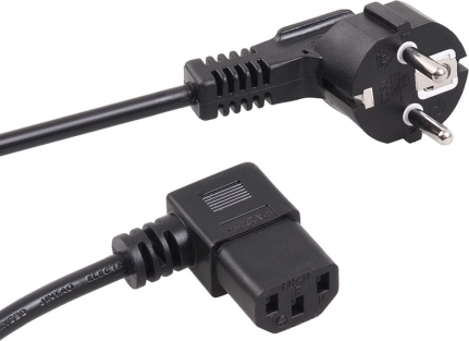 Kabel napájecí úhlový 3 pin 5M EU