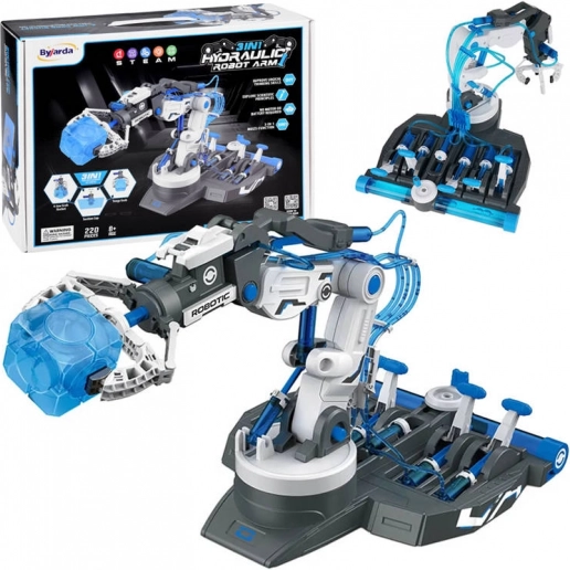Hydraulické rameno robota 3v1 stavebnice pro děti 8+ 220 dílků