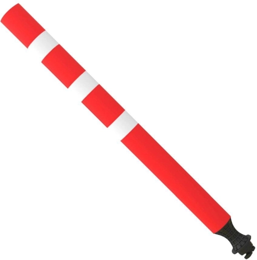 Ohebný vymezovací sloupek 70 × 1200 mm TPU + HDPE, bez kruhové základny